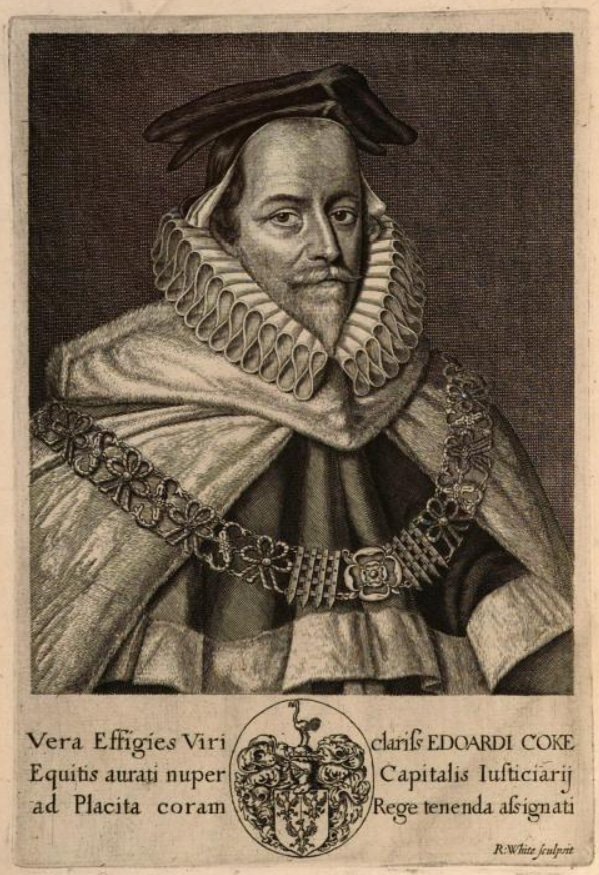 Retrato de Sir Edward Coke - Año 1669