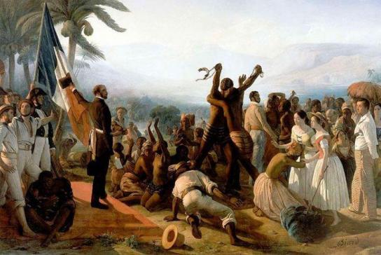 La abolición de la esclavitud durante la Revolución Francesa.